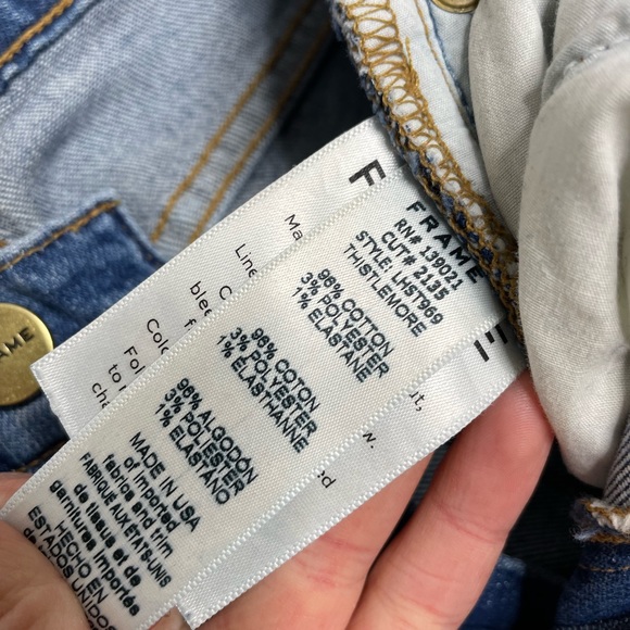 Frame | Le High Straight Jeans in Thistlemore 24 - Picture 6 of 7